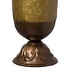 Uniquewise Antique Style 1 Handle Metal Jug Floor Vase for Entryway, Living Room or Dining Room, Small QI004441.S